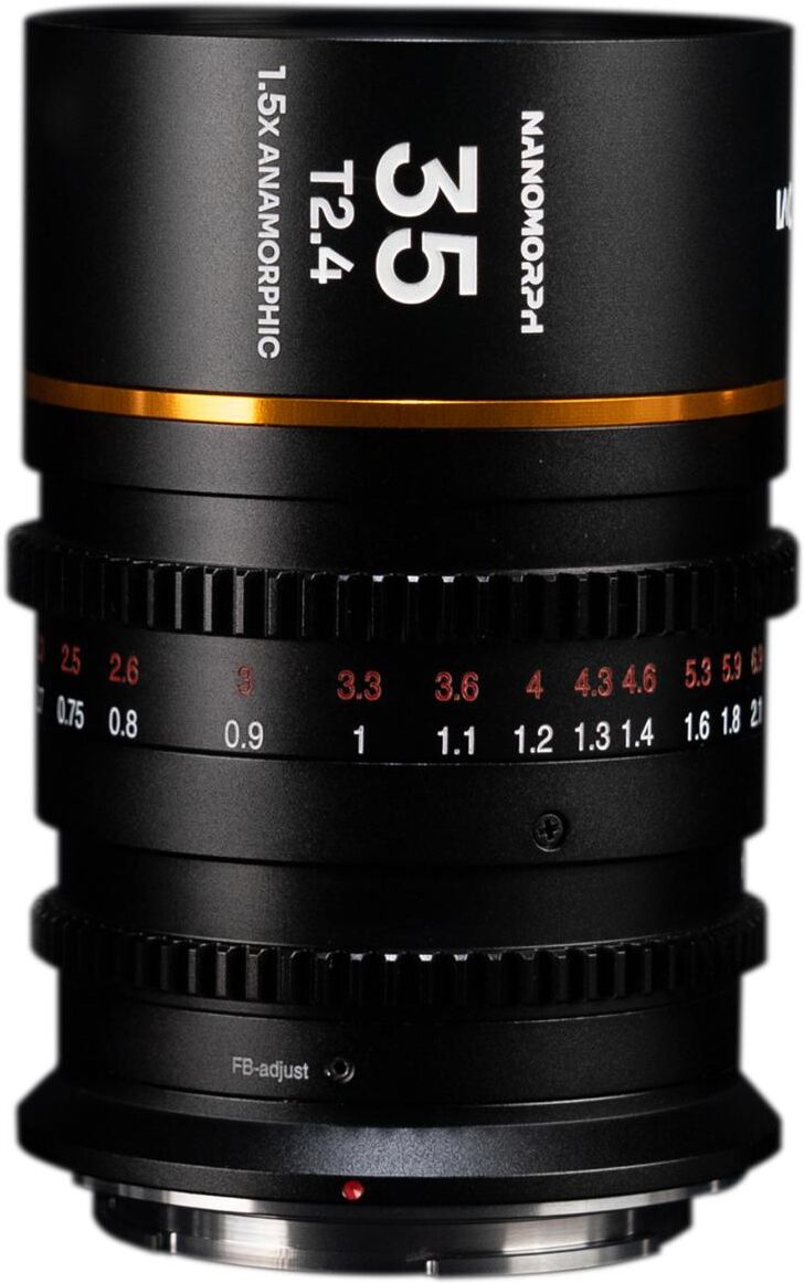 Venus Laowa Nanomorph 35mm T2.4 1.5x S35 Anamorphic Lens for DJI DL, Amber Flare