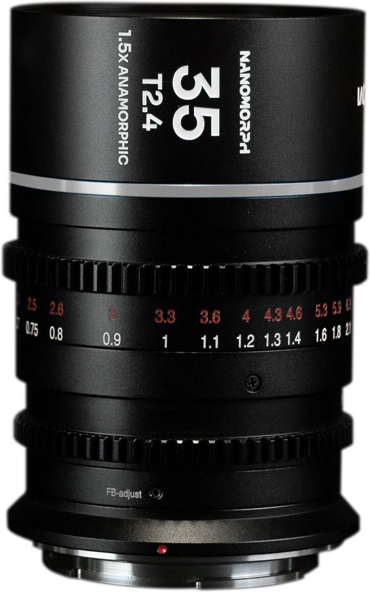 Venus Laowa Nanomorph 35mm T2.4 1.5x S35 Anamorphic Lens for Sony E,Silver Flare