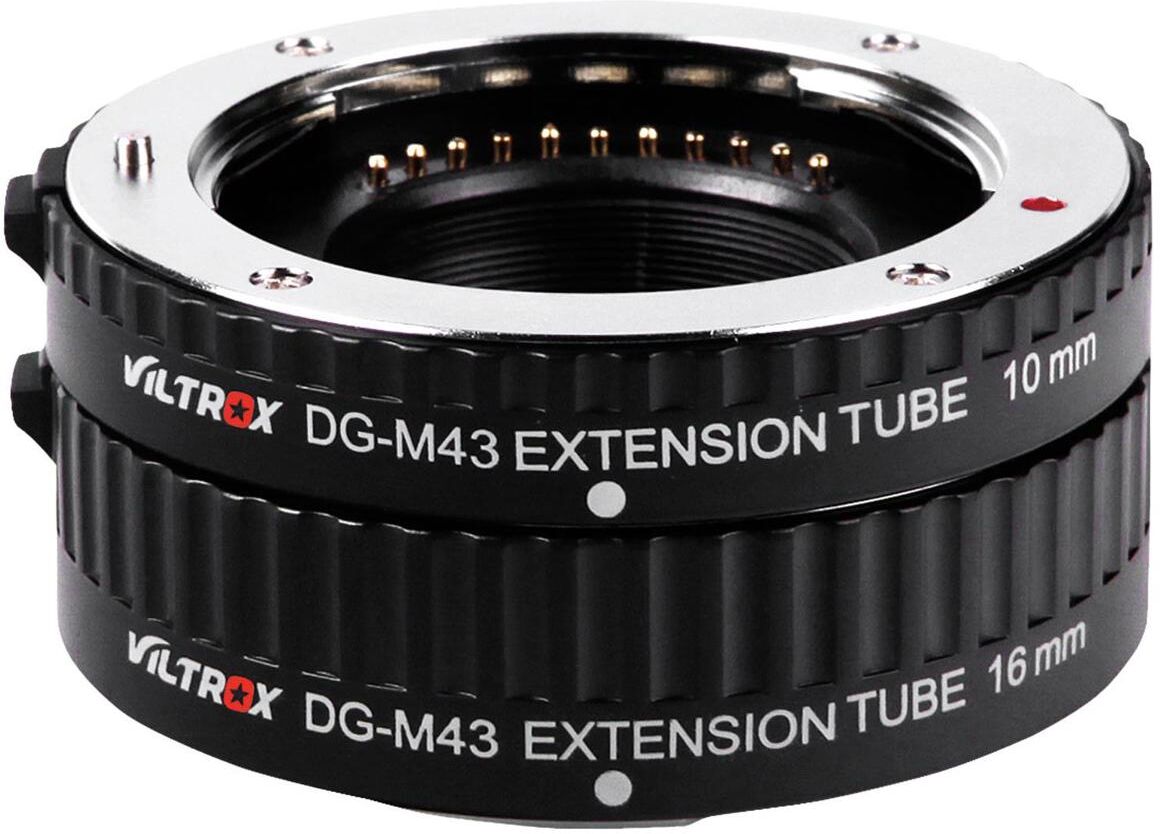 Viltrox DG-M43 Automatic Extension Tube Set for M4/3 Lens, Panasonic/Olympus Cam