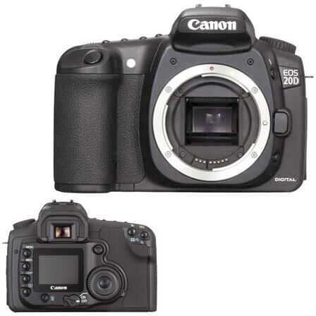 Canon EOS-20D Digital SLR Camera Body, 8.2 Megapixel, Interchangeable Lens Camera - USA Warranty