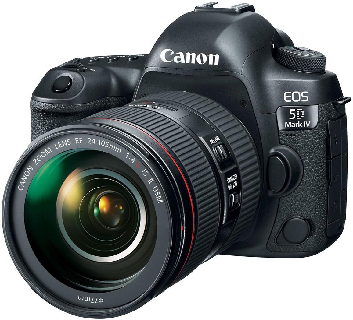 Canon EOS 5D Mark IV DSLR Camera with 24-105mm USM Lens