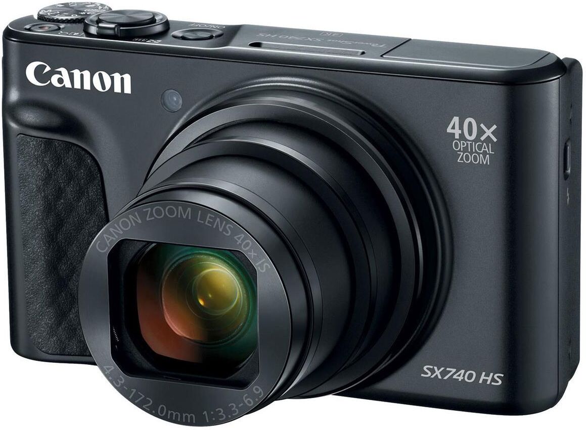 Canon PowerShot SX740 HS Digital Camera, Black