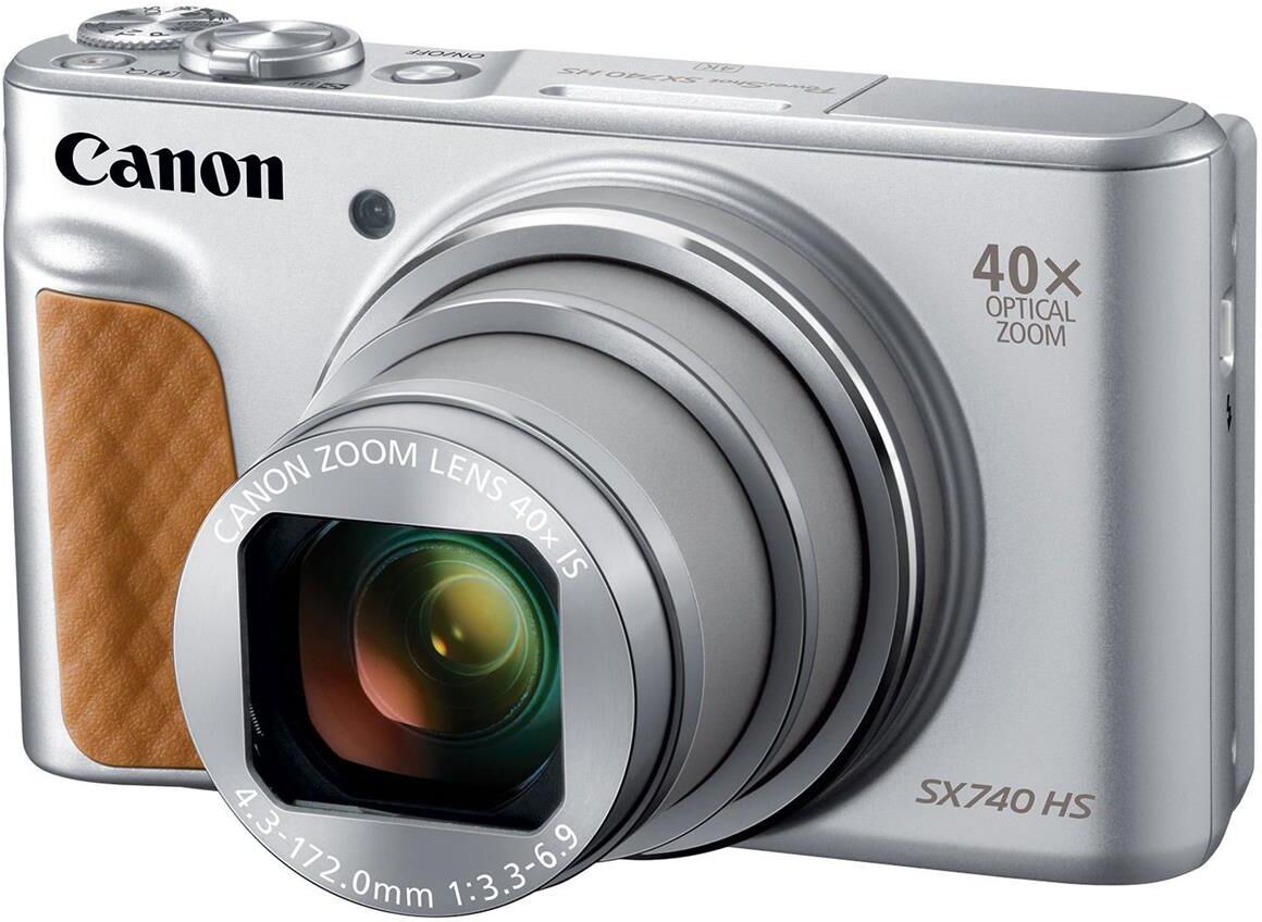 Canon PowerShot SX740 HS Digital Camera, Silver