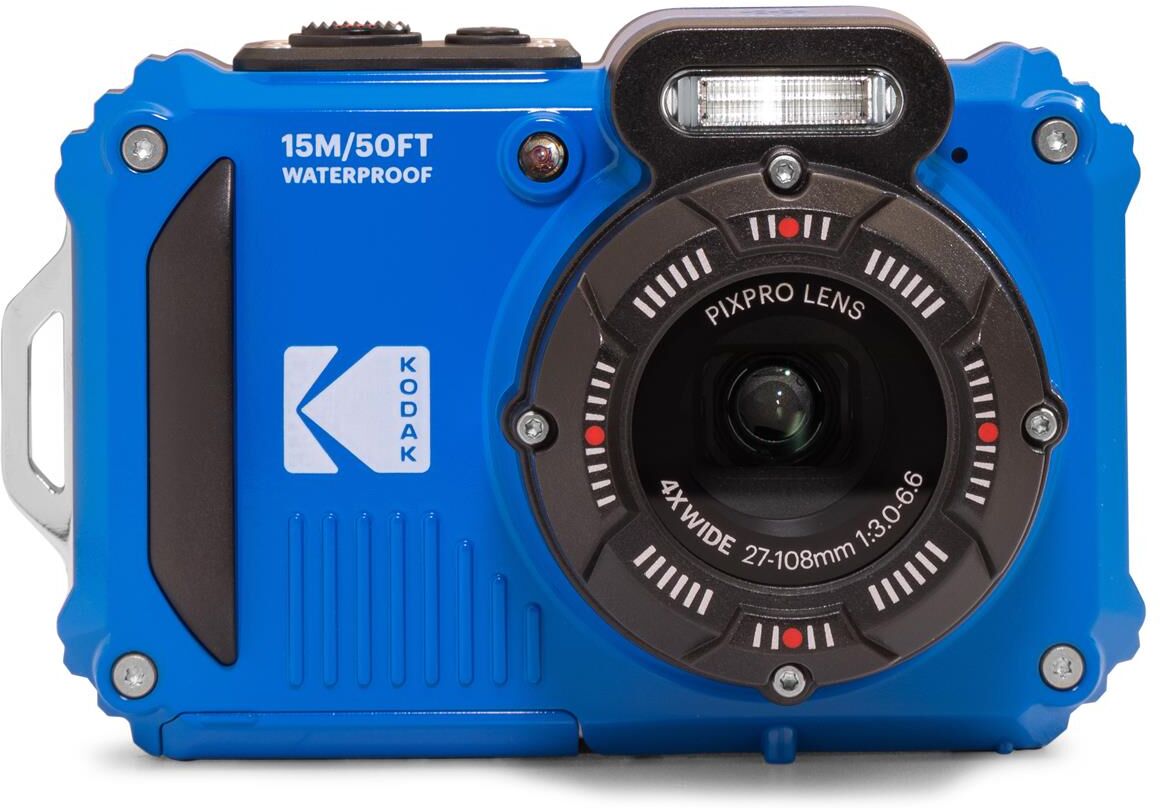 Kodak PIXPRO WPZ2 Waterproof Rugged Digital Camera, Blue