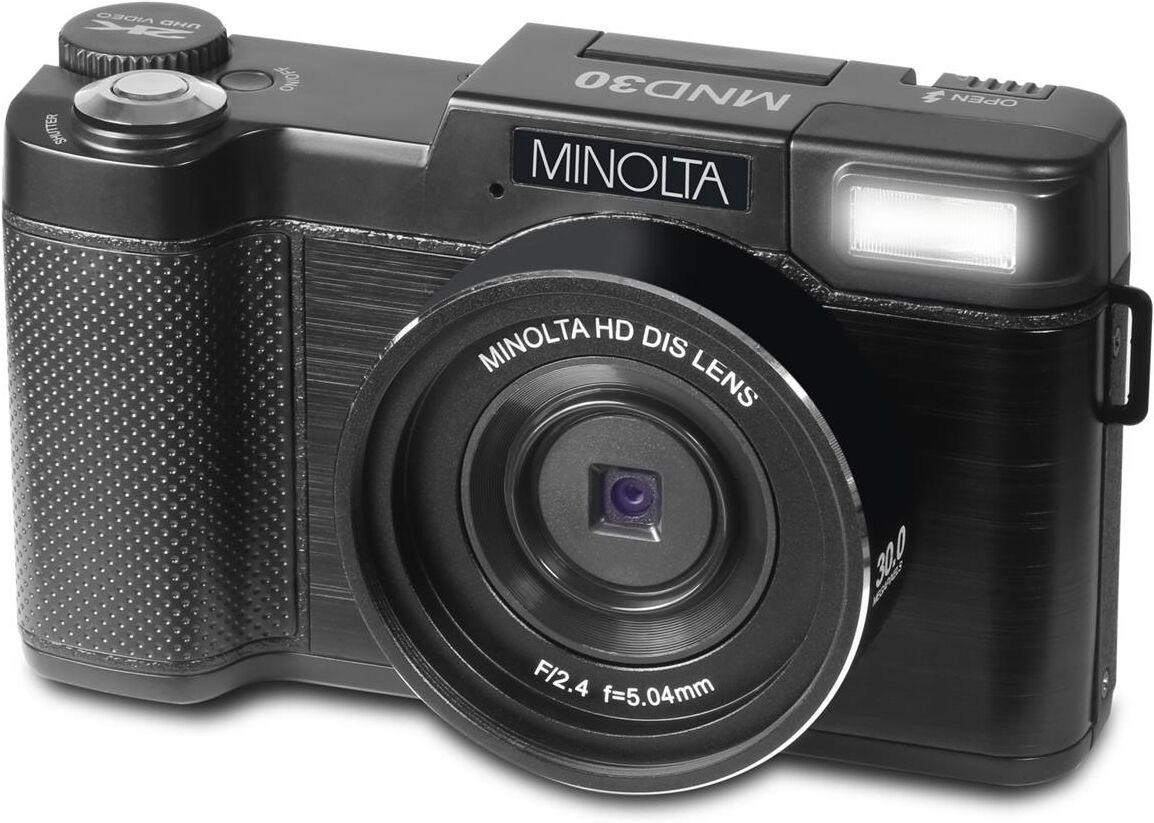 Konica Minolta MND30 30MP 2.7K QHD 3.0&quot; LCD Screen Digital Camera, Black