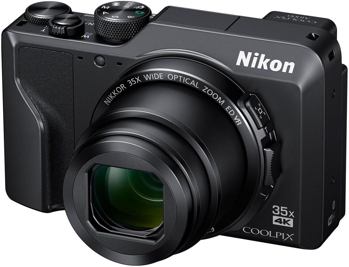 Intel Nikon COOLPIX A1000 16MP Digital Camera, 35x Optical Zoom, 4K UHD Video