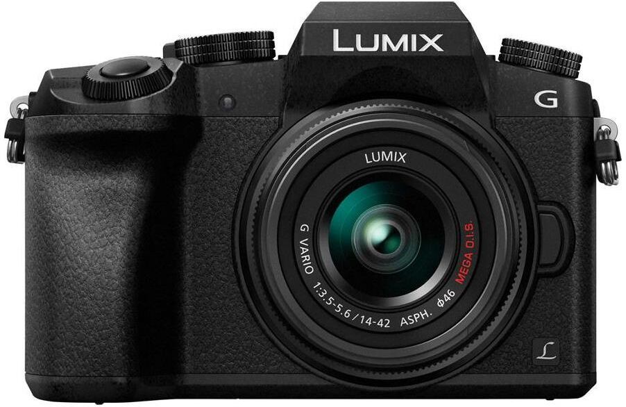 Panasonic Lumix DMC-G7 Mirrorless with 14-42mm Lens, Black