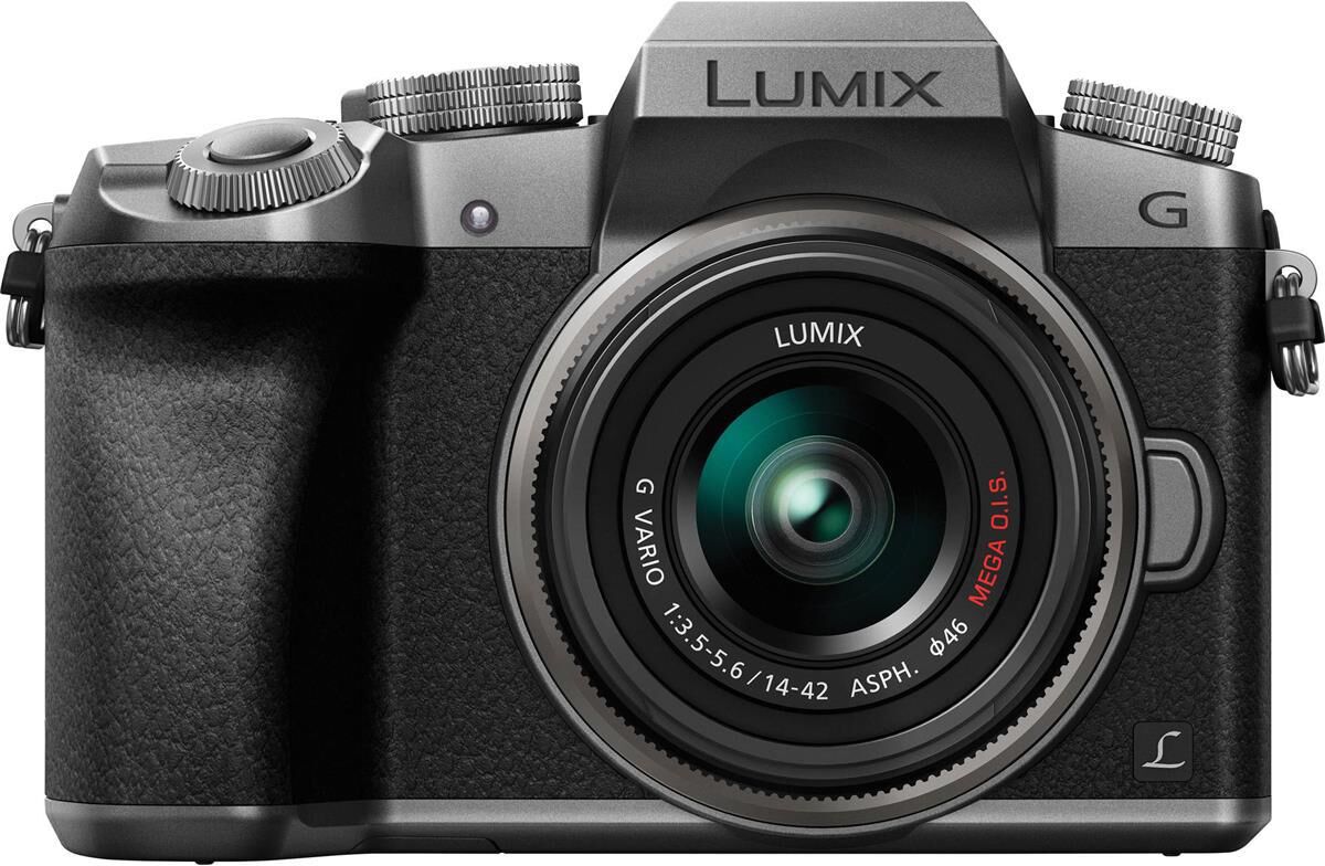 Panasonic Lumix DMC-G7 Mirrorless with 14-42mm Lens, Silver