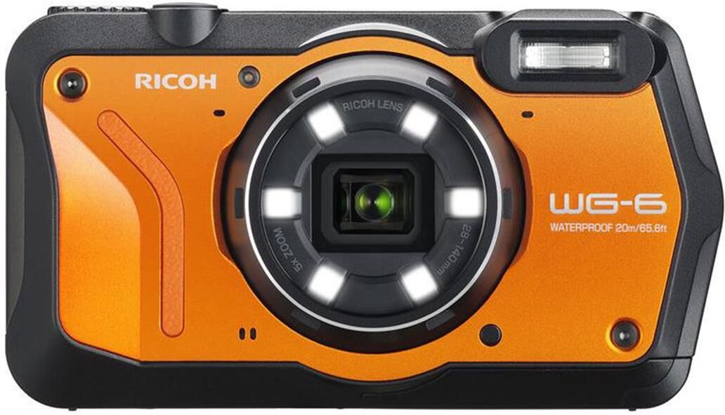 Ricoh WG-6 Digital Camera, Orange