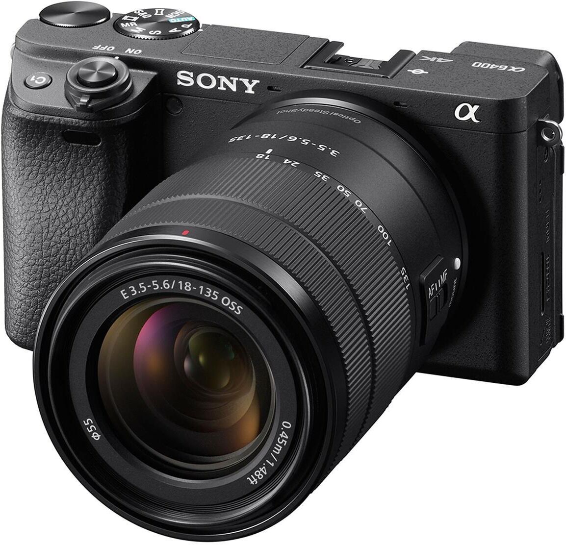 Sony Alpha a6400 Mirrorless Camera with 18-135mm f/3.5-5.6 OSS Lens