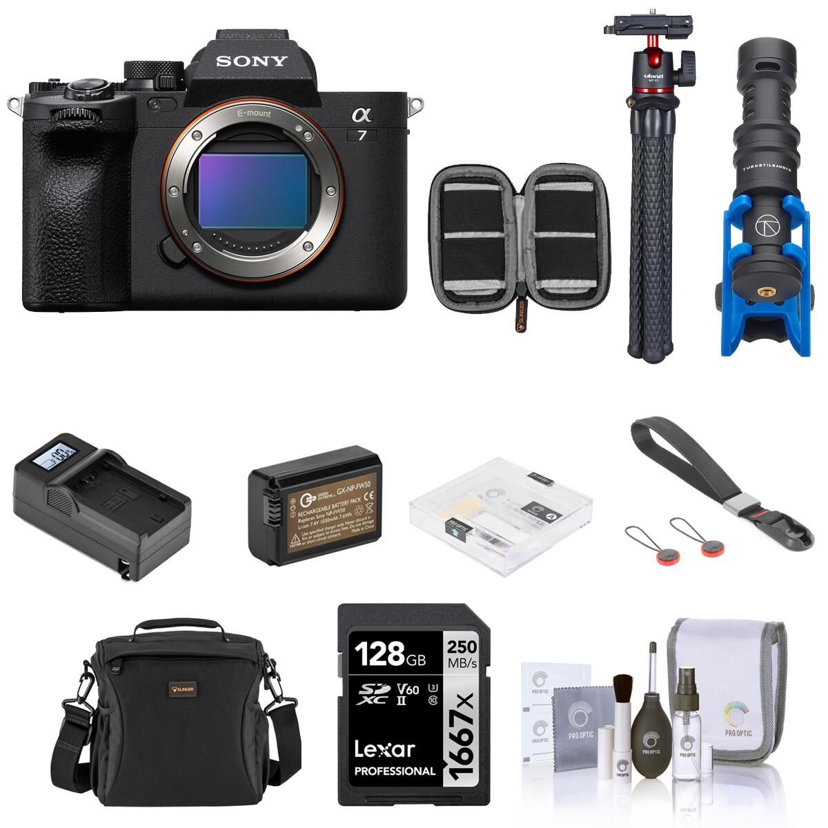 Sony Alpha a7 IV Mirrorless Camera, Bundle with Accessory Kit