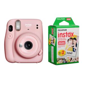 Fuji Instax Mini 11 Instant Film Camera, Blush Pink with 20 Exposures