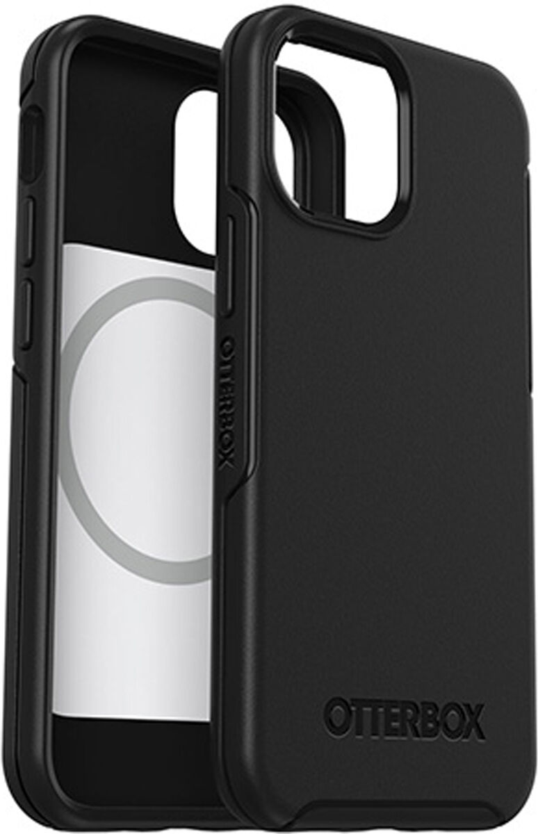 OtterBox Symmetry Series+ Antimicrobial Case,Magsafe for iPhone 13 Pro Max,Black