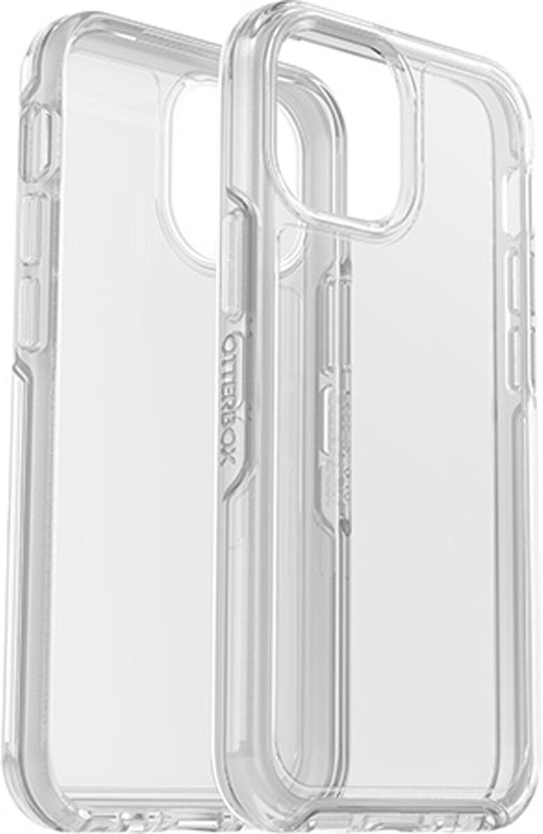 OtterBox Symmetry Series Antimicrobial Case for Apple iPhone 13 Mini, Clear