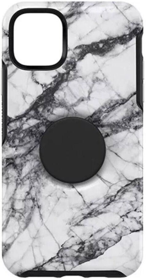 OtterBox Otter + Pop Symmetry Case for iPhone 11 Pro Max, White Marble