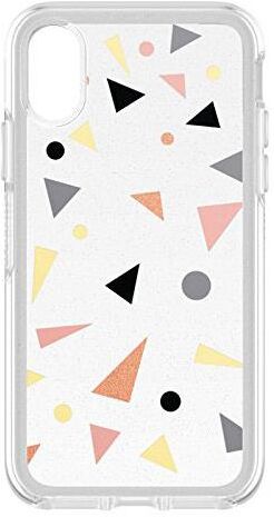 OtterBox Symmetry Smartphone Case, Clear/Confetti Pop iPhone X