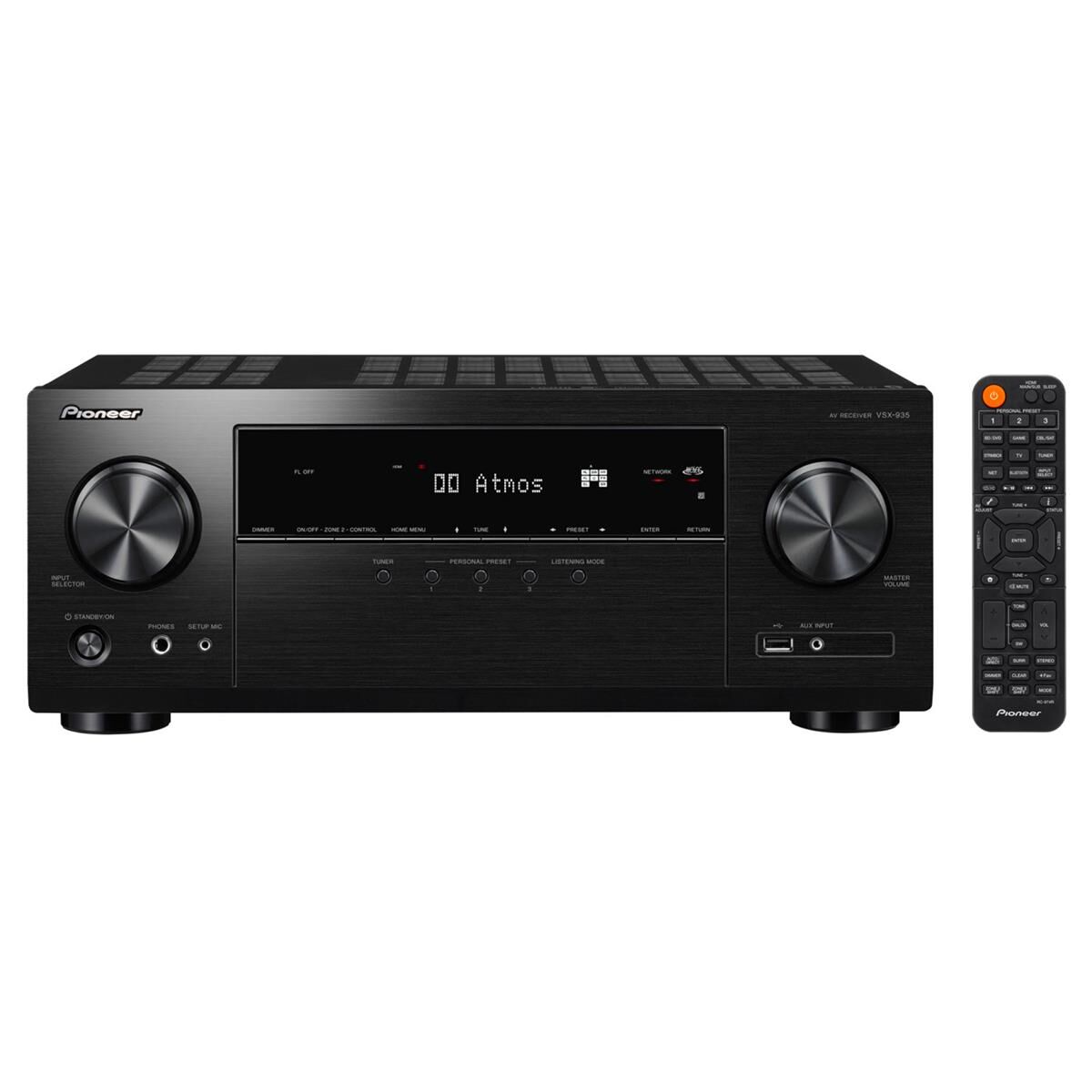 Pioneer Home Audio VSX-935 7.2-Channel 8K Ultra HD Network AV Receiver