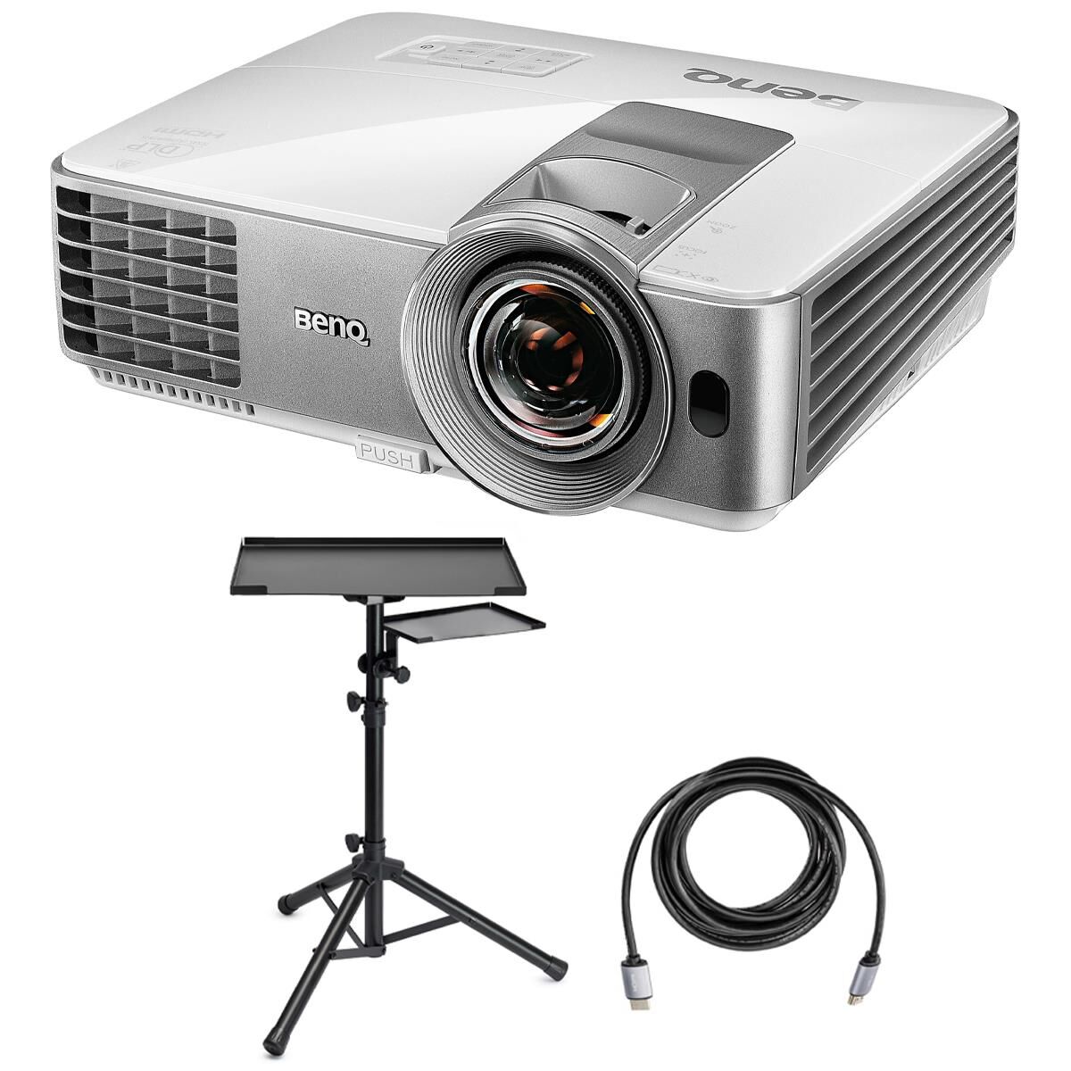 BenQ TH575 Full HD DLP Home Theater Gaming Projector with Stand, Cable