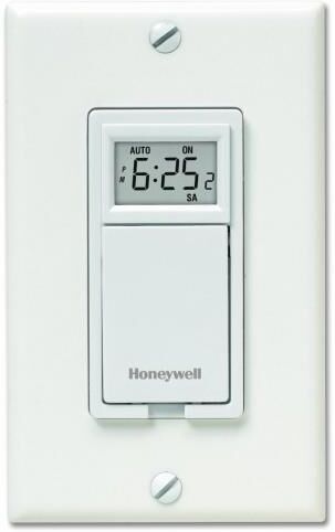 Honeywell 7-Day Programmable Light Switch Timer, White