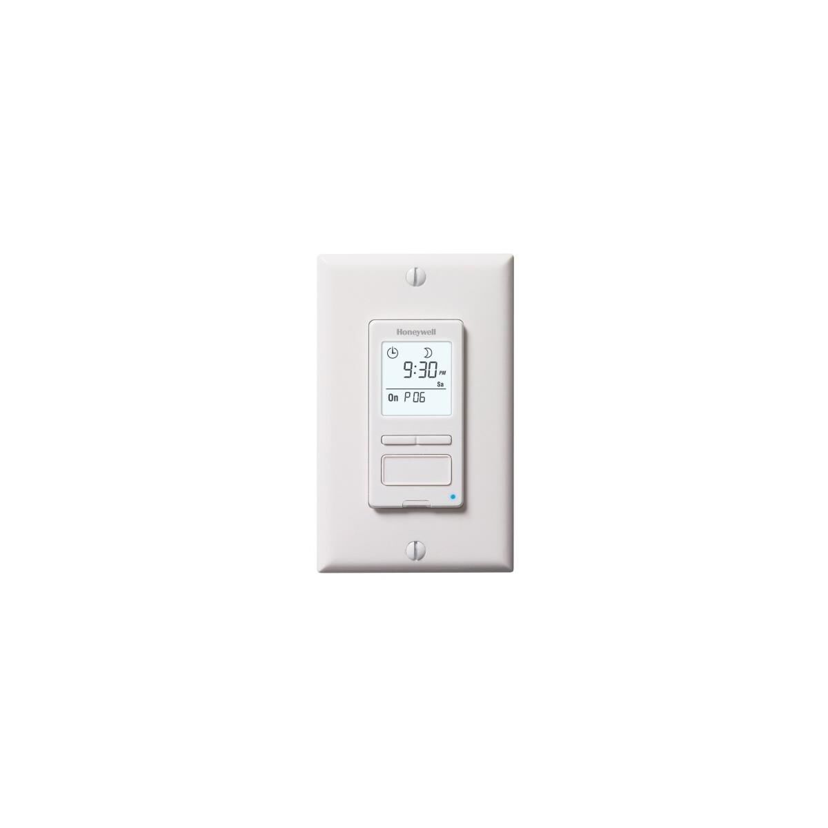 Honeywell ECONOSwitch Programmable Light Switch Timer, White