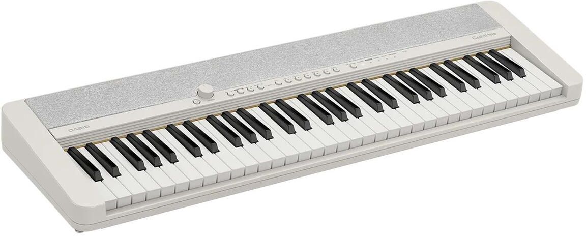 Casiotone CT-S1 61-Key Piano Style Portable Keyboard, White