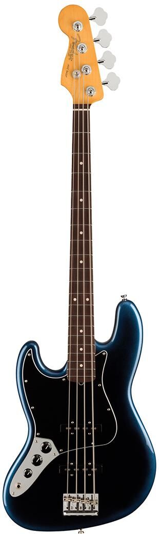 Fender American Pro II Jazz Left-Handed Bass Guitar, Rosewood, Dark Night