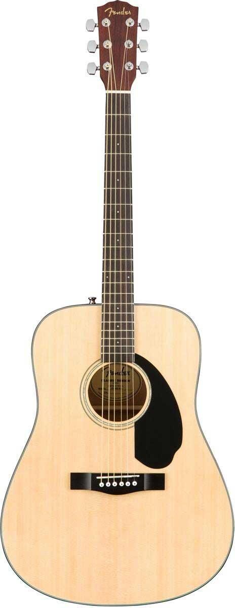 Fender CD-60S Dreadnought Acoustic Guitar Pack V2, Walnut Fingerboard, Natural