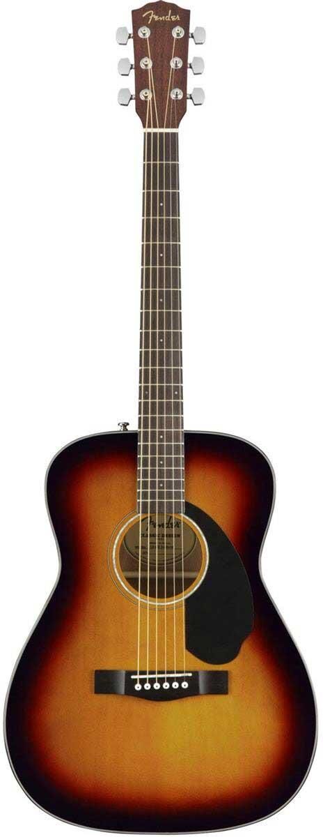 Fender CC-60S Concert Acoustic Guitar, Rosewood Fingerboard, 3-Color Sunburst