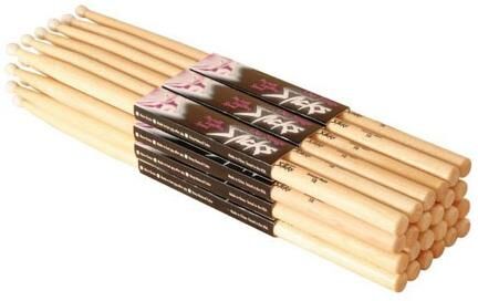 On-Stage MN2B Maple Drum Sticks with Nylon Tip, Size 2B, 12 Pair