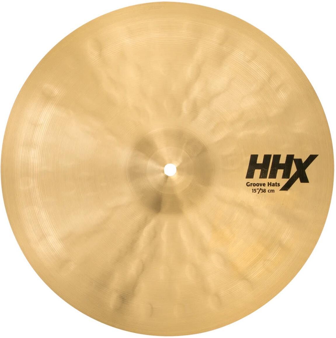 Sabian 15&quot; HHX Groove Hi-Hat Cymbal, Medium Top, Natural Finish