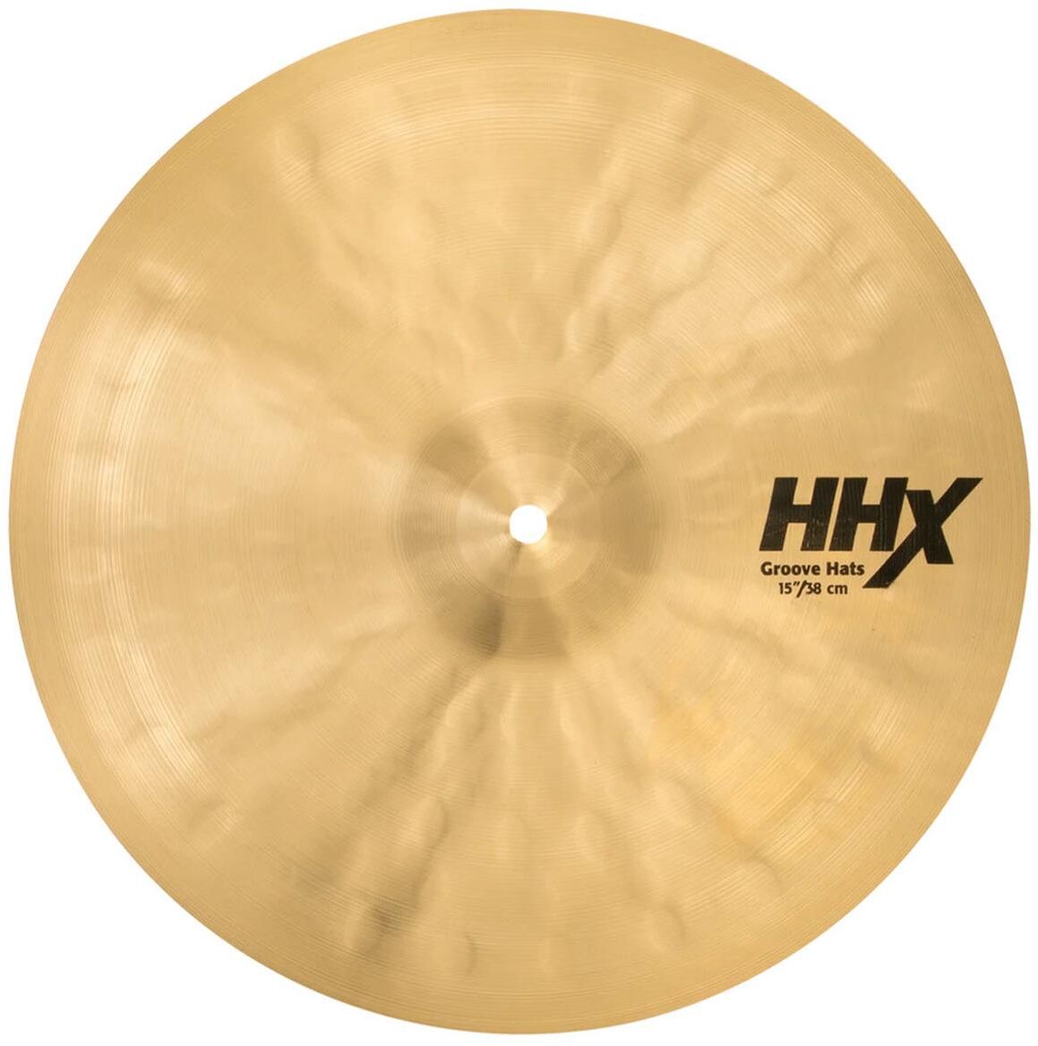 Sabian 15&quot; HHX Groove Hi-Hat Cymbal, Heavy Bottom, Natural Finish