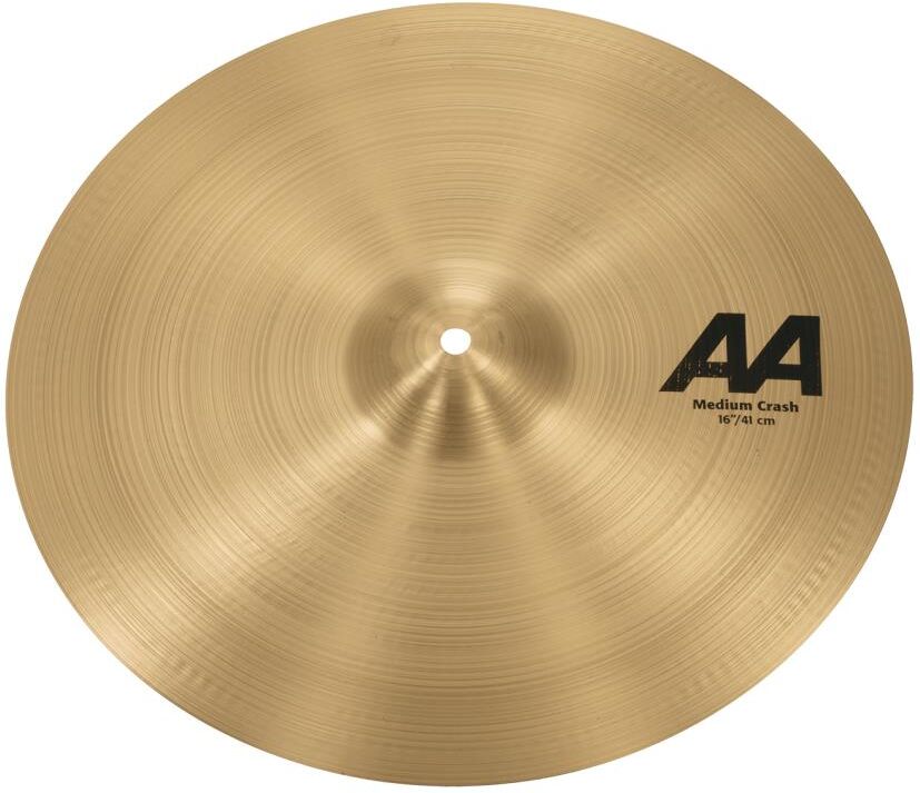 Sabian 16&quot; AA Crash Cymbal, Medium, Natural Finish