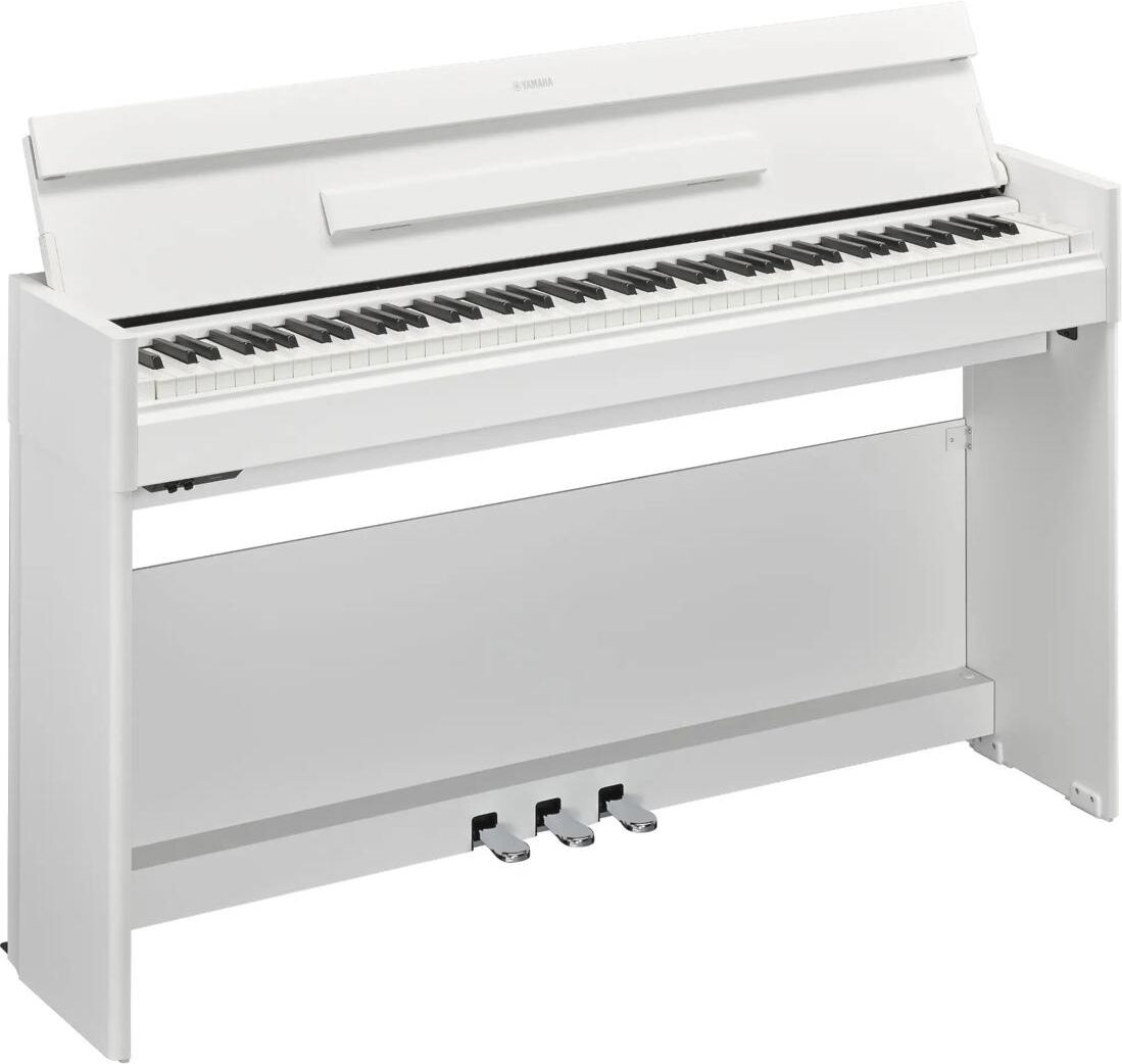 Yamaha Arius YDP-S55 88-Key Slim Weighted Action Console Digital Piano, White