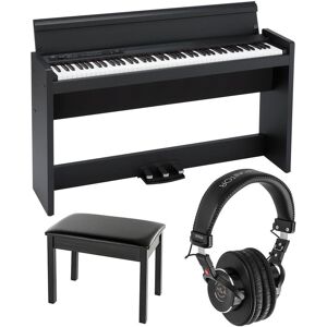 Korg LP-380 88-Keys Grand Digital Piano, Black with Bench, Headphones