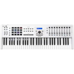 Arturia KeyLab MKII 61 Professional MIDI Controller and Software, White