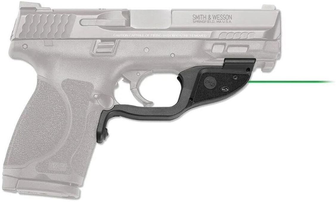 Crimson Trace Green Laserguard for Smith &amp; Wesson M&amp;P M2.0 Pistols, Black