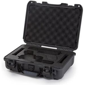 Nanuk 910 2Up Glock Pistol Case, Holds Two Glock Pistols &amp; Two Mags, Graphite