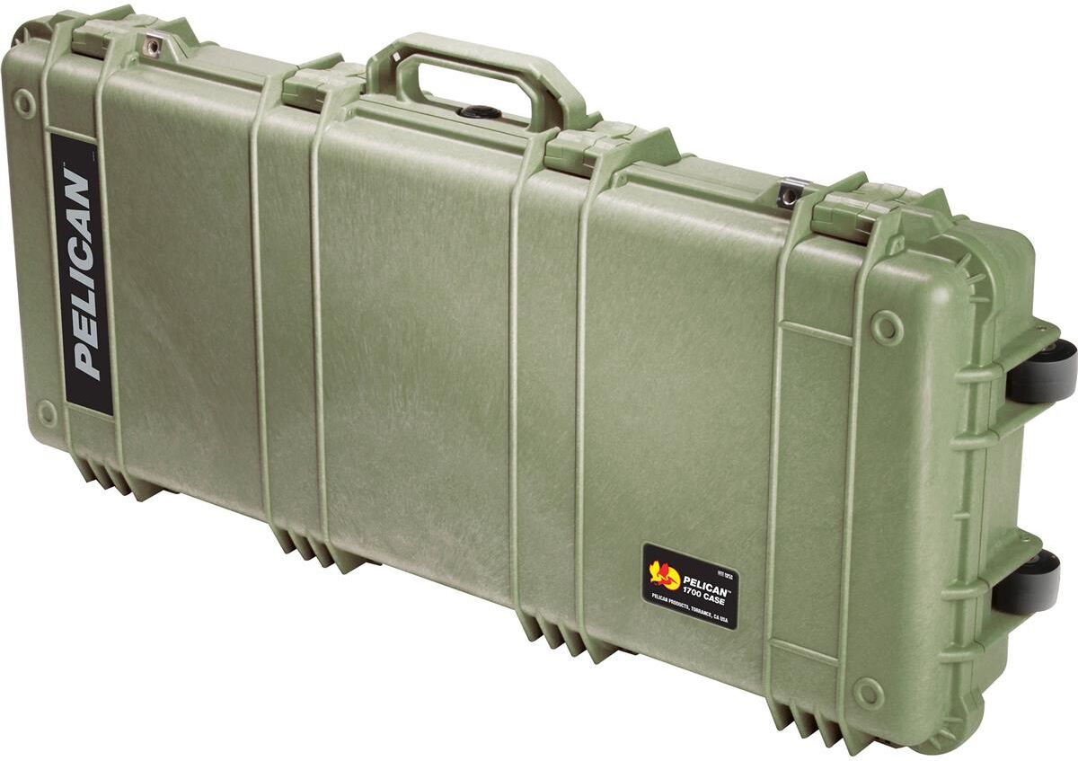 Pelican 1700 Travel Vault II Watertight Weapons Case w/Foam Insert - Green