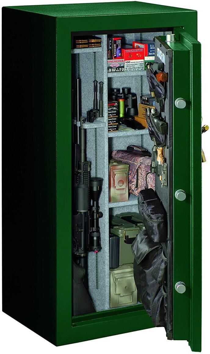 Stack-On 36-40 Gun Safe with Combination Lock, Matte Hunter Green