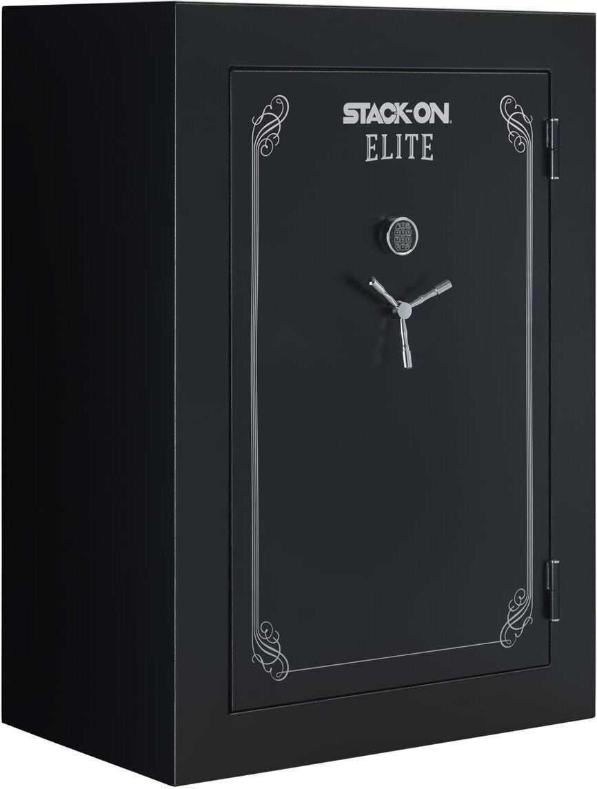 Stack-On Elite 72&quot; Tall 62-90 Gun Safe with Electronic Lock, Matte Black