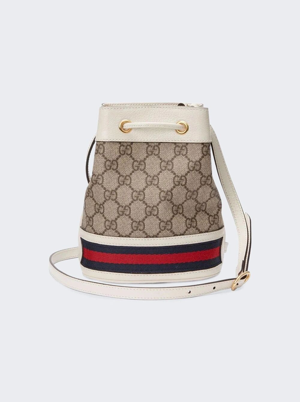 Gucci Ophidia Canvas Handbag - White - female - Size: OS