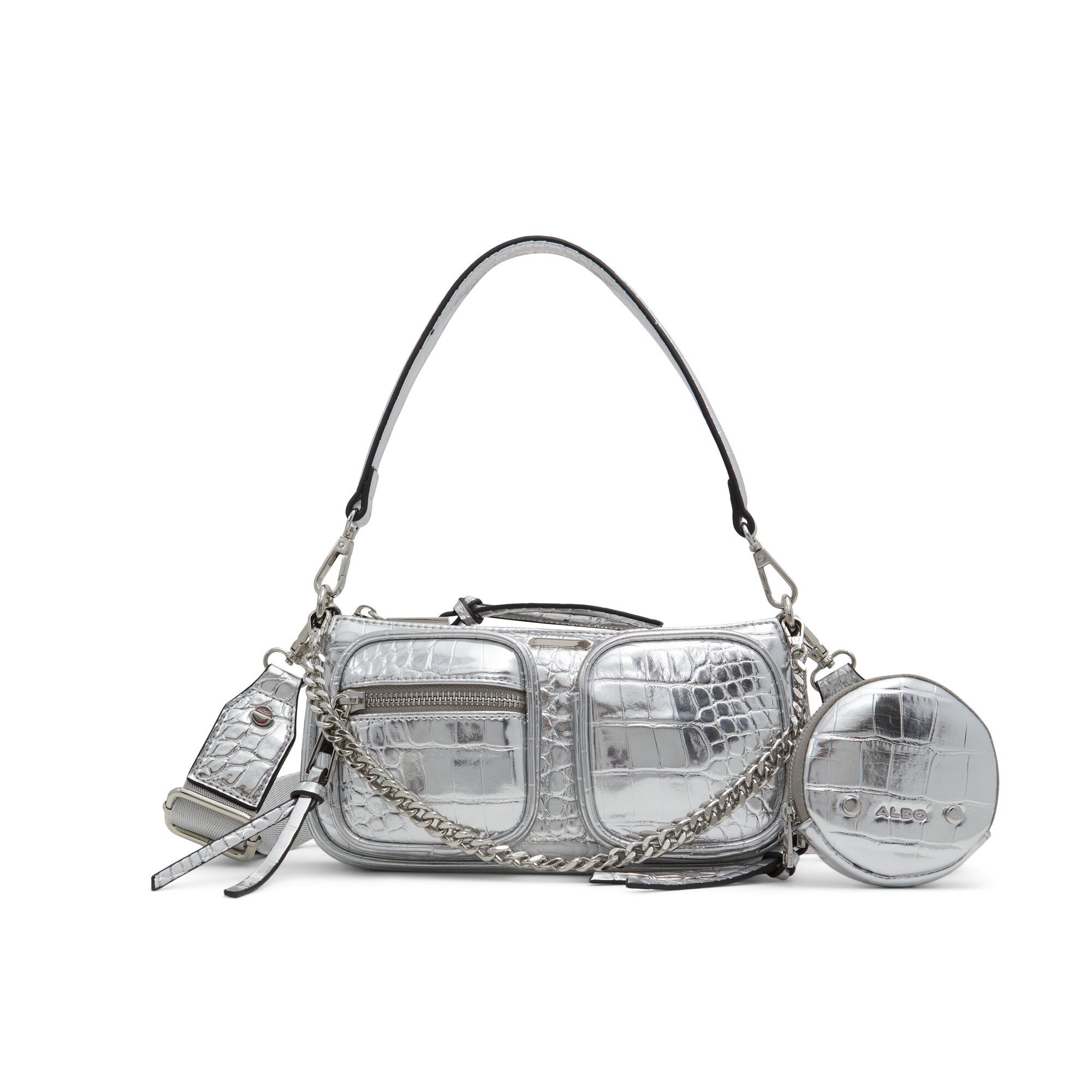 ALDO Everydayx - Women's Crossbody Handbag - Silver