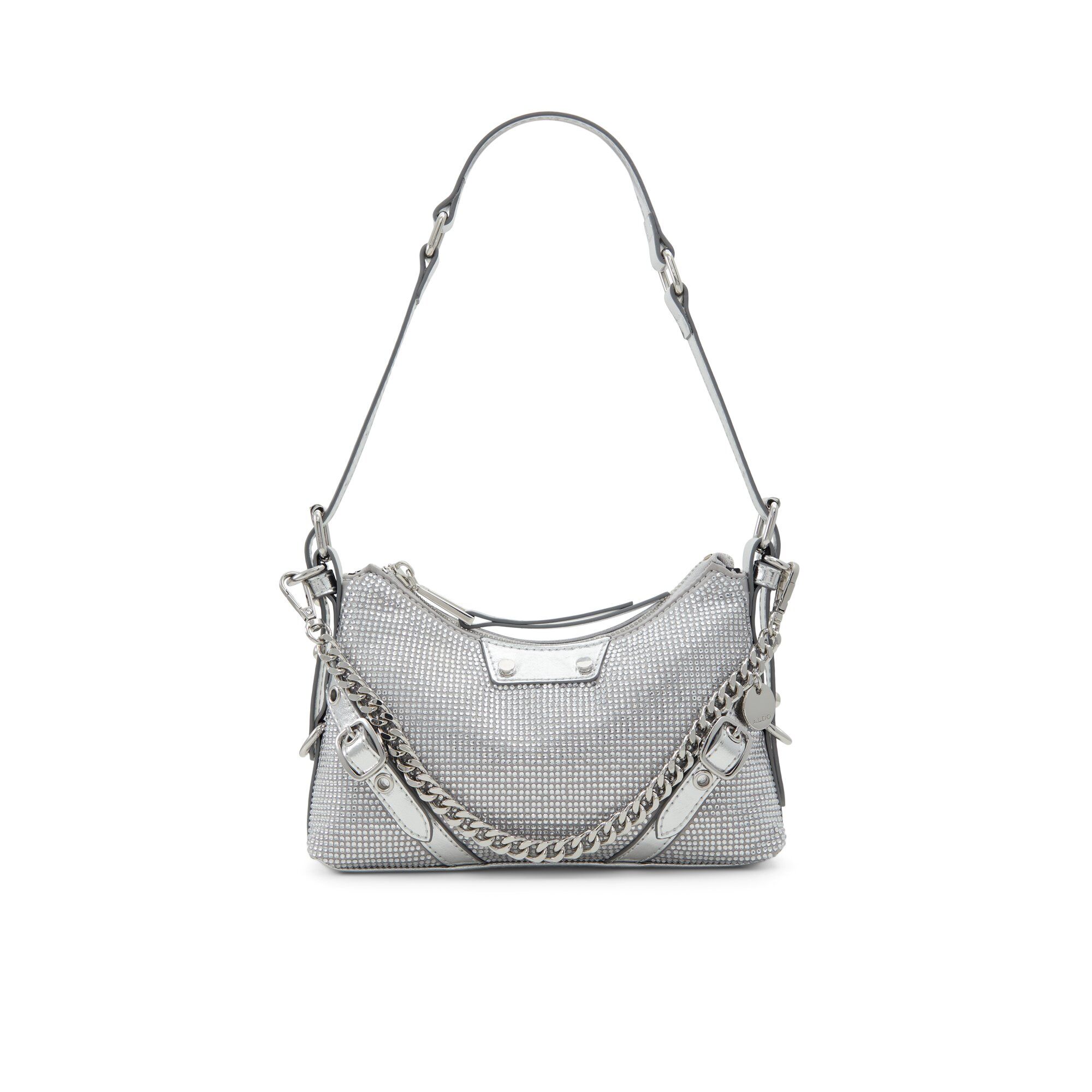 ALDO Farelix - Women's Shoulder Bag Handbag - Silver