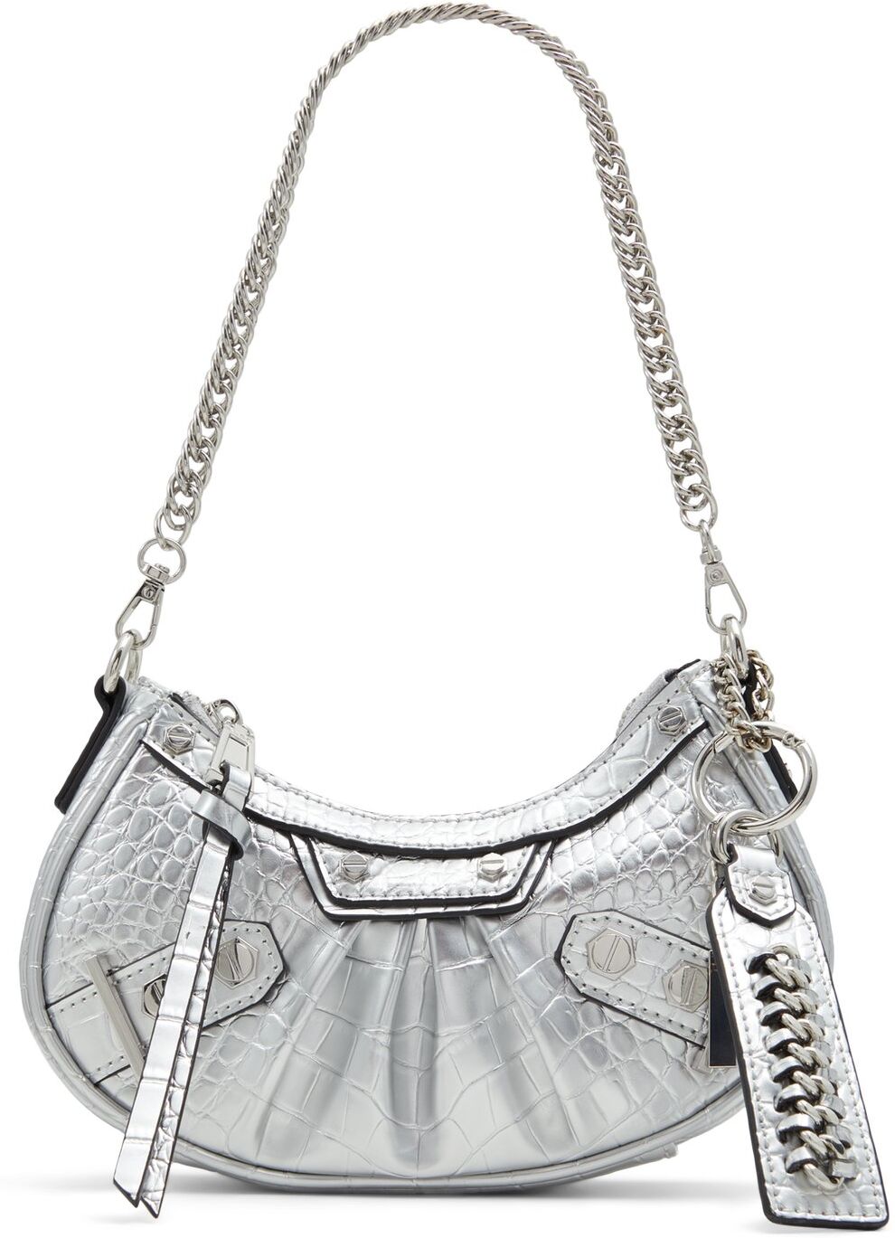 ALDO Fraydax - Women's Shoulder Bag Handbag - Silver