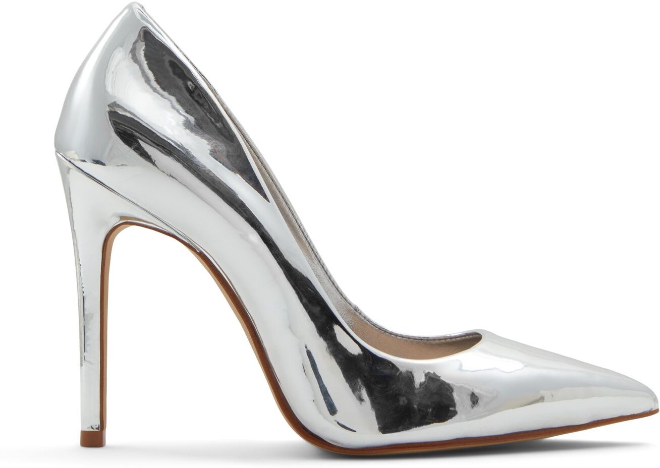 ALDO Cassedyna - Women's Pump Heel - Silver, Size 8