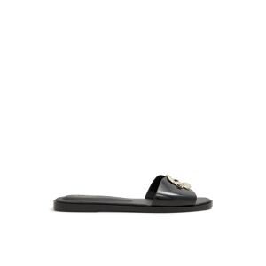 ALDO Jellyicious - Women's Flat Sandals - Black, Size 11