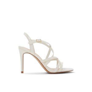 ALDO Katiee - Women's Strappy Sandal Sandals - White, Size 8.5