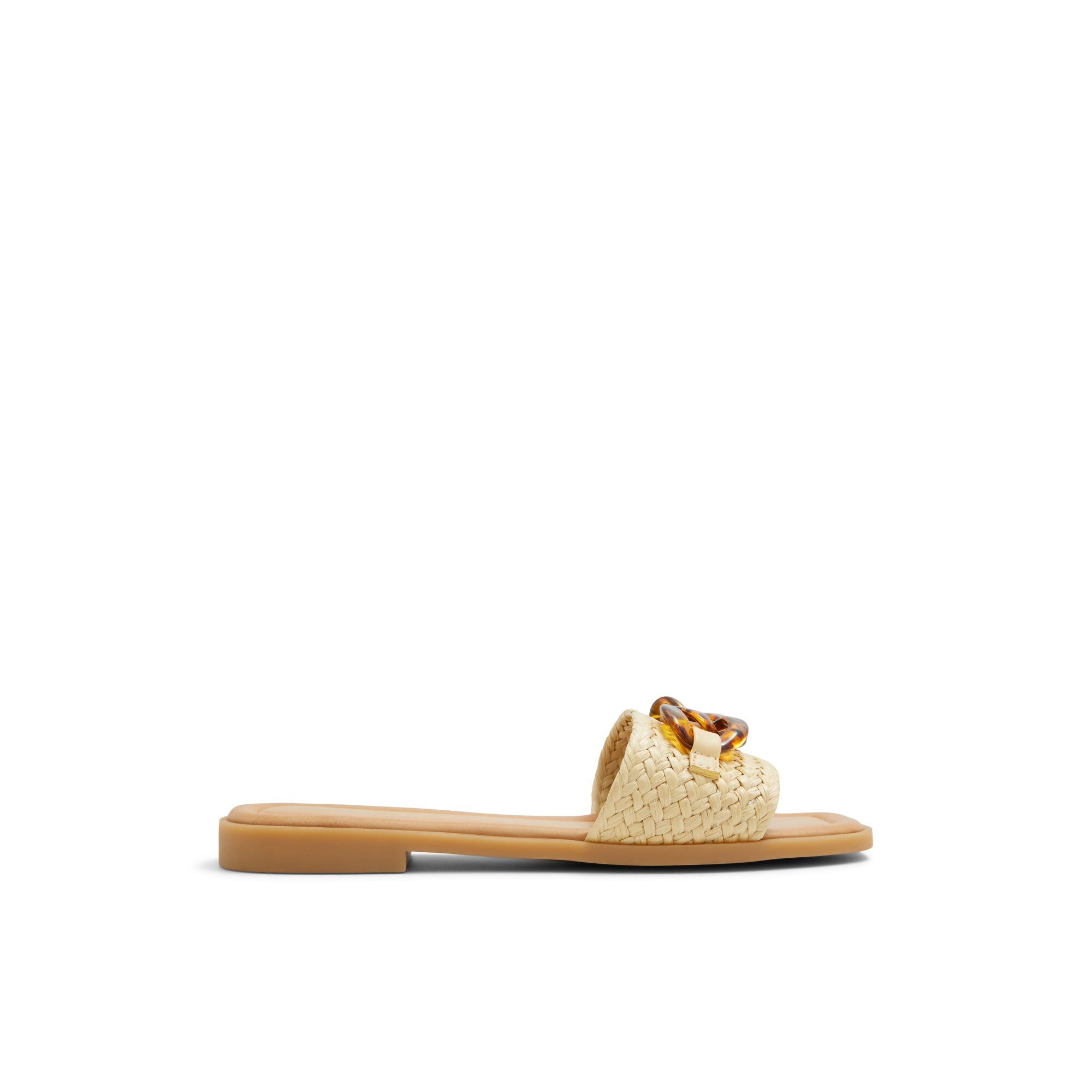 ALDO Ezie - Women's Flat Sandals - White, Size 7.5