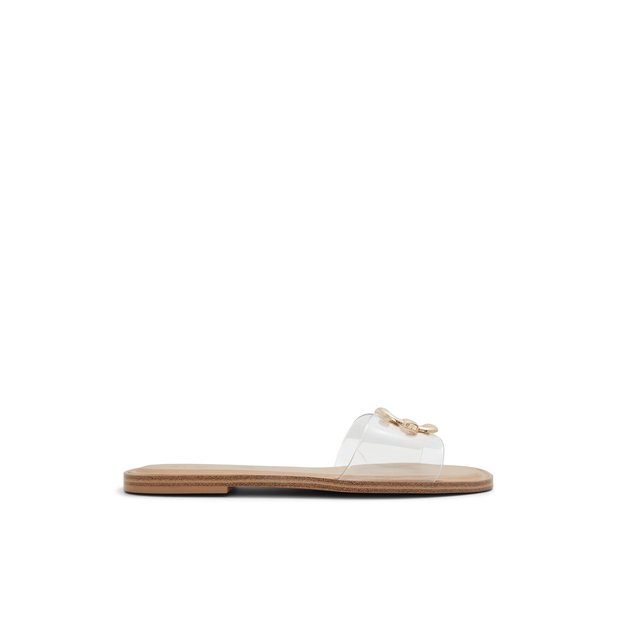 ALDO Glaeswen - Women's Flat Sandals - White, Size 10