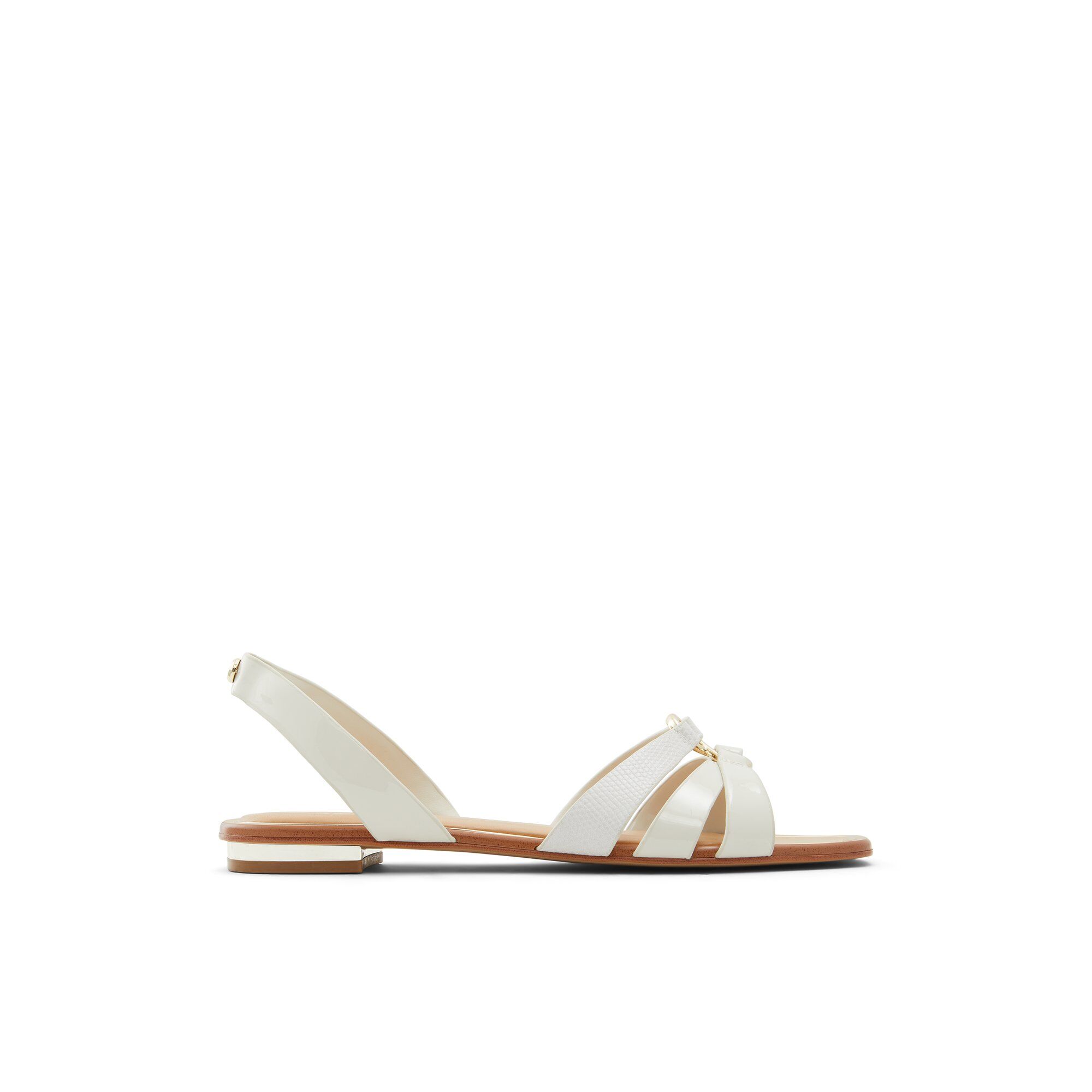 ALDO Marassi - Women's Flat Sandals - White, Size 7